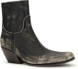 Balenciaga Womens Black Calf Leather Bos Taurus Ankle Boots