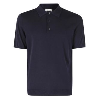 KANGRA Polo Shirts, male, Blue, Size: 2XL Polo mm con cannole di fondo