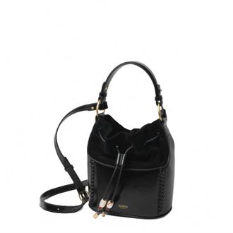SANCIA Womens Zilona Leather Handbag In Black