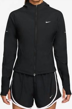Nike Swift Therma-Fit Running Jacket In Black/reflective Silver