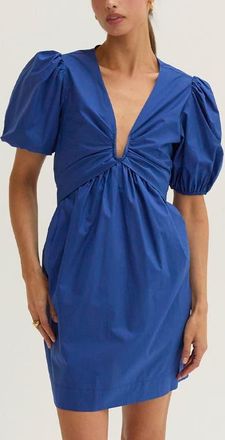 Crescent Poplin U-Wire Mini Dress in Cobalt at Nordstrom, Size X-Small