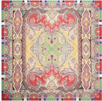 Etro paisley-print cashmere-blend scarf - women - Cashmere/Silk - One Size - Brown