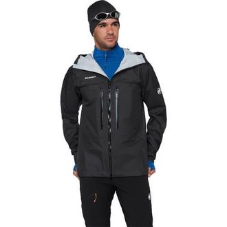Mammut Taiss Light Hs Hooded Jacket - Mens in Black at Nordstrom, Size X-Large
