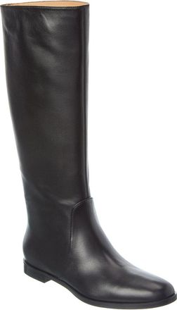 Sergio Rossi Chevallier Leather Knee-High Boot