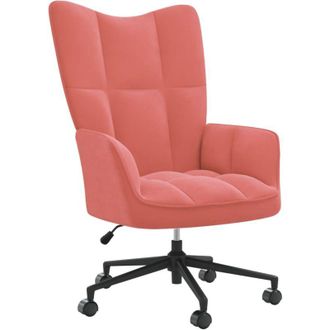 vidaXL Sill&oacute;n De Relax De Terciopelo Rosa Vidaxl