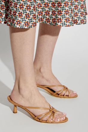 Aeyde Heeled Mules Abby, Womens, Beige