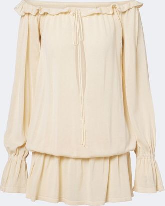 Aya Muse Cryo ruffled minidress