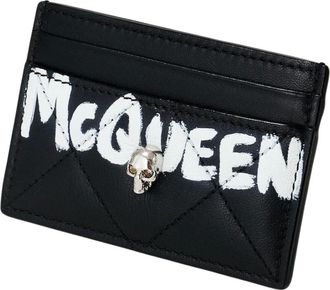 Alexander McQueen Alexander McQueen, Wallets & Cardholders, female, Black, Size: ONE SIZE Skull Card Holder