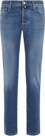 Jacob Cohen Pant 5 Pkt Slim Fit Bard Vintage - Heren - Slim Fit Jeans - Blauw - W31 - Katoen - Jeans