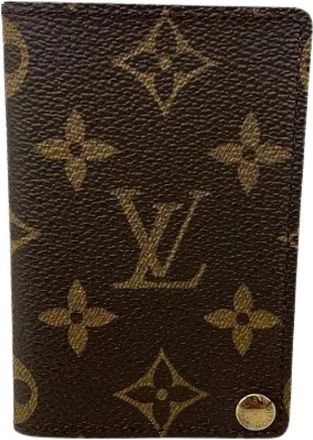 Louis Vuitton Pre-owned Wallets, female, Brown, Size: ONE SIZE Pre-owned Monogram Card Case