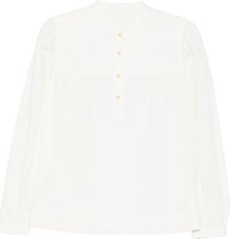 A.P.C. A. p.c. Gathered-yoke Blouse