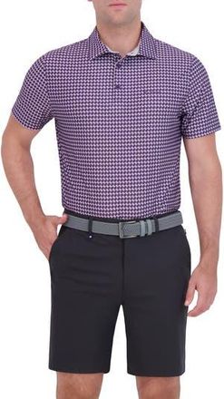 Ben Sherman Optic Geo Tech Jersey Golf Polo in Purple at Nordstrom Rack, Size Small