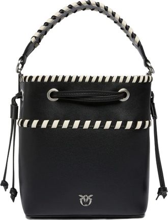 Pinko Vissershoed met gevlochten afwerking - Zwart