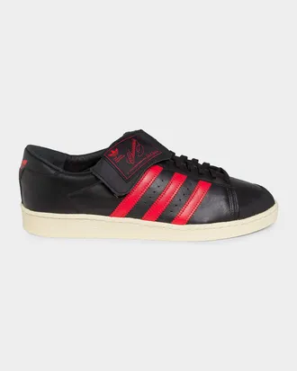 Yohji Yamamoto Men & apos;s adidas X Willy Chavarria Jabbar Leather Low-Top Sneakers