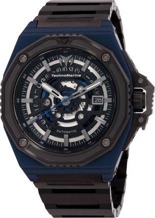 Technomarine Carbon Nautic Automatic Black Dial Mens Watch TM-525003
