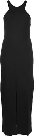 Nanushka sleeveless fitted midi dress - women - Viscose/Nylon - S - Black