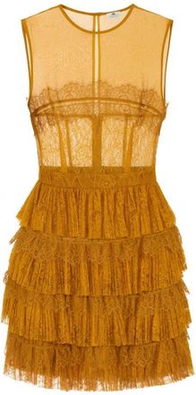 Elisabetta Franchi Dames, Jurken, Geel, Maat: 2XL Viscose