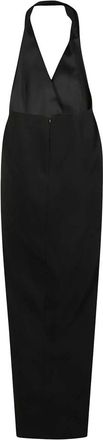 Patrizia Pepe Vestido Largo de Fiesta con Abertura - Dresses - Mujer - Negro - M