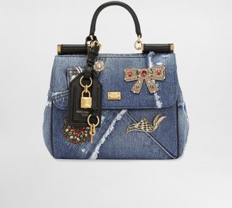 Dolce & Gabbana My Sicily Denim Handbag - Woman Multi-colored Onesize