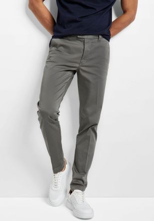 Cinque Chinohose CINQUE CIWOOD_2, Herren, Gr. 56, N-Gr, grau (anthrazit), Web, Obermaterial: 97% Baumwolle, 3% Elasthan, unifarben, regular fit lang, Hosen C