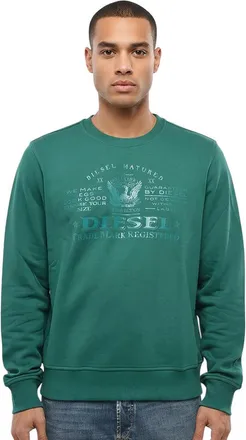 Diesel Green Crew Neck Sweatshirt