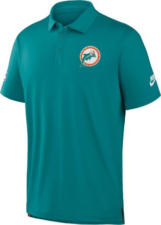 Nike Miami Dolphins Tour Nike Mens Dri-FIT NFL Polo in Blue | 04PFEH59Q9P-3N3