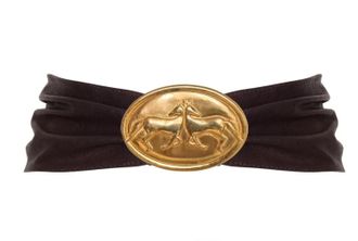 Juan de Dios Galope Leather Belt In Brown Horse