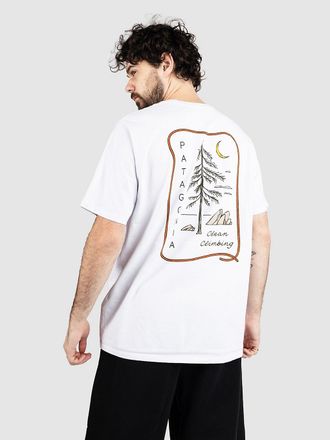 Patagonia Clean Climb Roots Responsibili Camiseta blanco