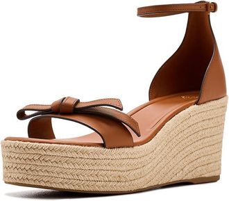 Kate Spade New York Loop Espadrille Wedge Sandals Womens Wedge Shoes Saddle : 7.5 M, Leather