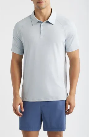 Zella Endurance Performance Polo in Blue Pearl at Nordstrom, Size Xx-Large