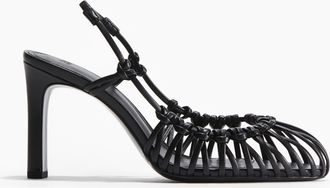H&M Hohe Slingbacks mit Knoten - Schwarz