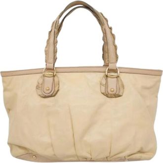 Gucci Pre-owned Tote Bags, female, Beige, Size: ONE SIZE Pre-owned Vintage Tote Bag