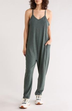 Zella Change of Heart Jumpsuit in Green Timber Heather at Nordstrom Rack, Size X-Large