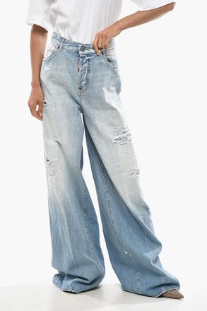 Dsquared2 Jeans TRAVELLER a Gamba Ampia 34cm Dsquared2