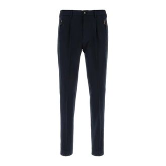 Pantaloni Torino Stretch Viscose Blend Pant - male - PT Torino - Suit Trousers - Blue - 4XL - Trousers