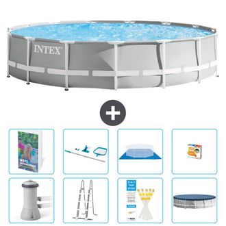 Intex Piscina Prism Frame Redonda - 457x107 Cm - 9-piezas S647