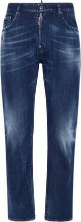 Dsquared2 Heren, Jeans, Blauw, Maat: S