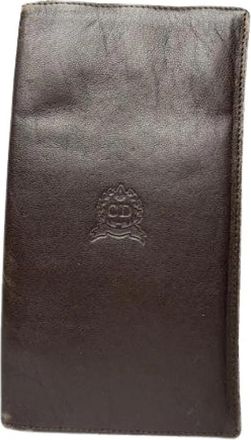 Dior Pre-owned Vintage Leren Portemonnee - Dames - Vintage Accessoires - Bruin - ONE Size - Leer - Vintage
