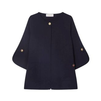 Busnel Marie Jacket - Dames - Jassen - Blauw - Maat: XL Wol