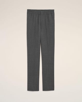 Ami Ami Paris - Grey elasticated-waist wool trousers Grey - Size: XL - for Men