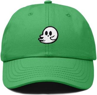 Dalix Whisper Ghost Dad Cap in Kelly Green at Nordstrom