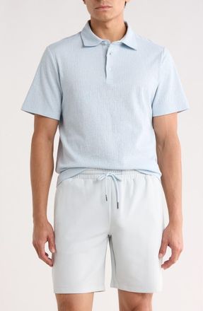 Robert Barakett Leif Cotton Blend Polo in Blue Haze at Nordstrom Rack, Size Xx-Large