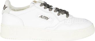 Autry Medalist Low - Dames - Sneakers - Wit - 39 EU - Katoen - Schoenen