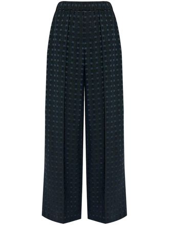 Kenzo Geweven palazzo broek - Blauw