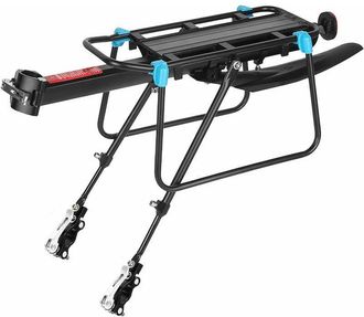 Elle Portabicicletas Para Bicicletas De 24 A 29 Pulgadas, Portabicicletas Ajustable De Aleaci&oacute;n De Aluminio Para Bicicletas De Monta&ntilde;a Con Reflector, Siste