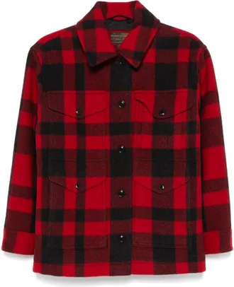 Filson Giacca Ws Mackinaw Cruiser - Rosso