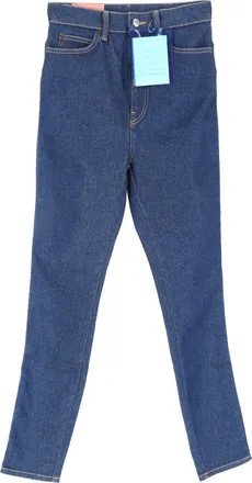Acne Studios Regular Fit Jeans in Blue Denim