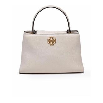 Tory Burch Tory Burch, Handbags, female, White, Size: ONE SIZE Britten Satchel