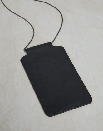 Brunello Cucinelli Leather Crossbody Bag - Black