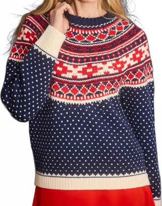 Hunter Bell Josie Sweater In St. Moritz Fairisle